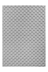 HELIX2203SILVER 01 Front — Modern Vloerkleed - Helix Gevlochten Zilver