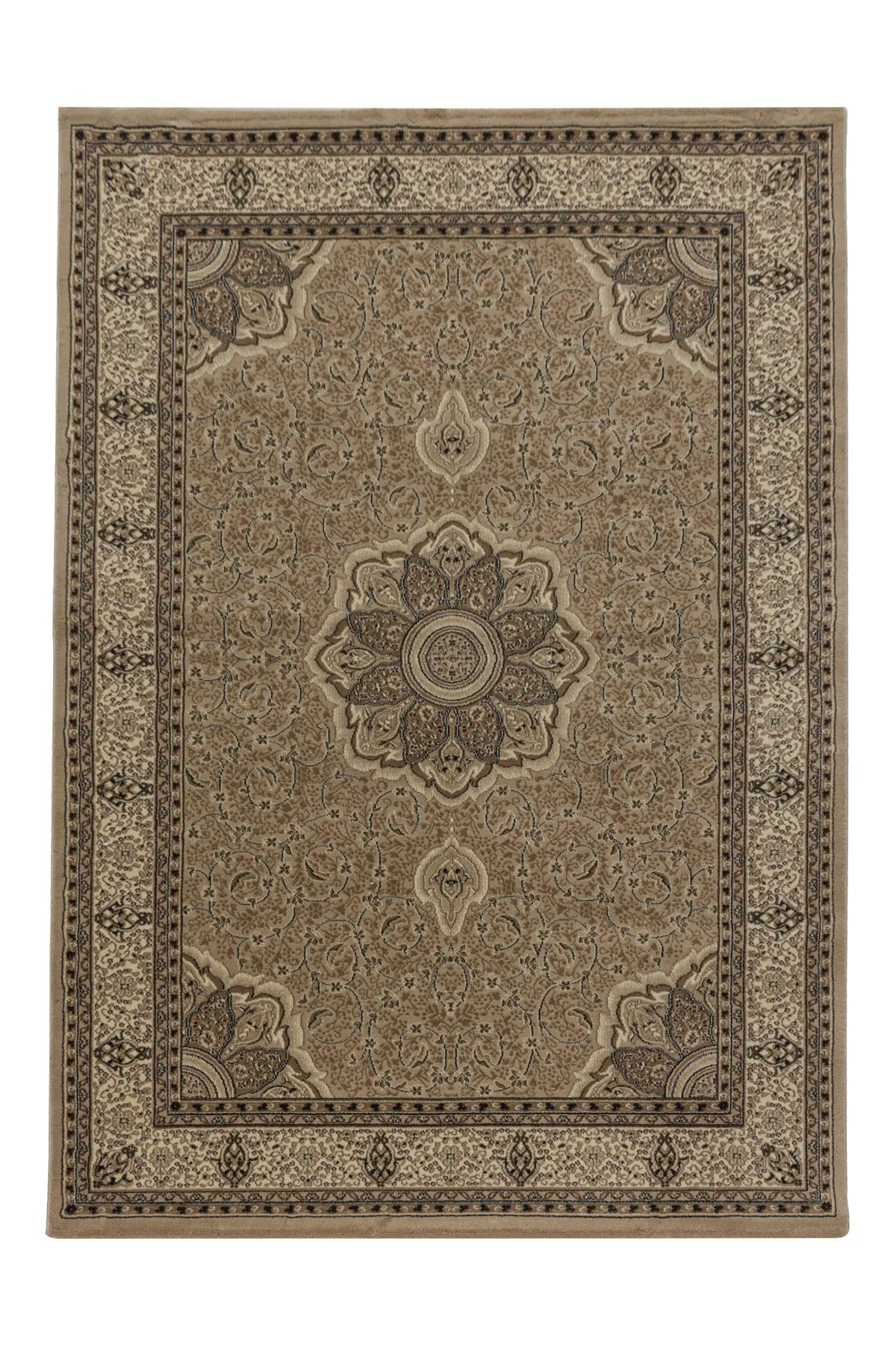 Perzisch Tapijt - Kashmir Medaillon Beige