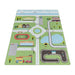 Kindervloerkleed - Play Plattegrond Groen