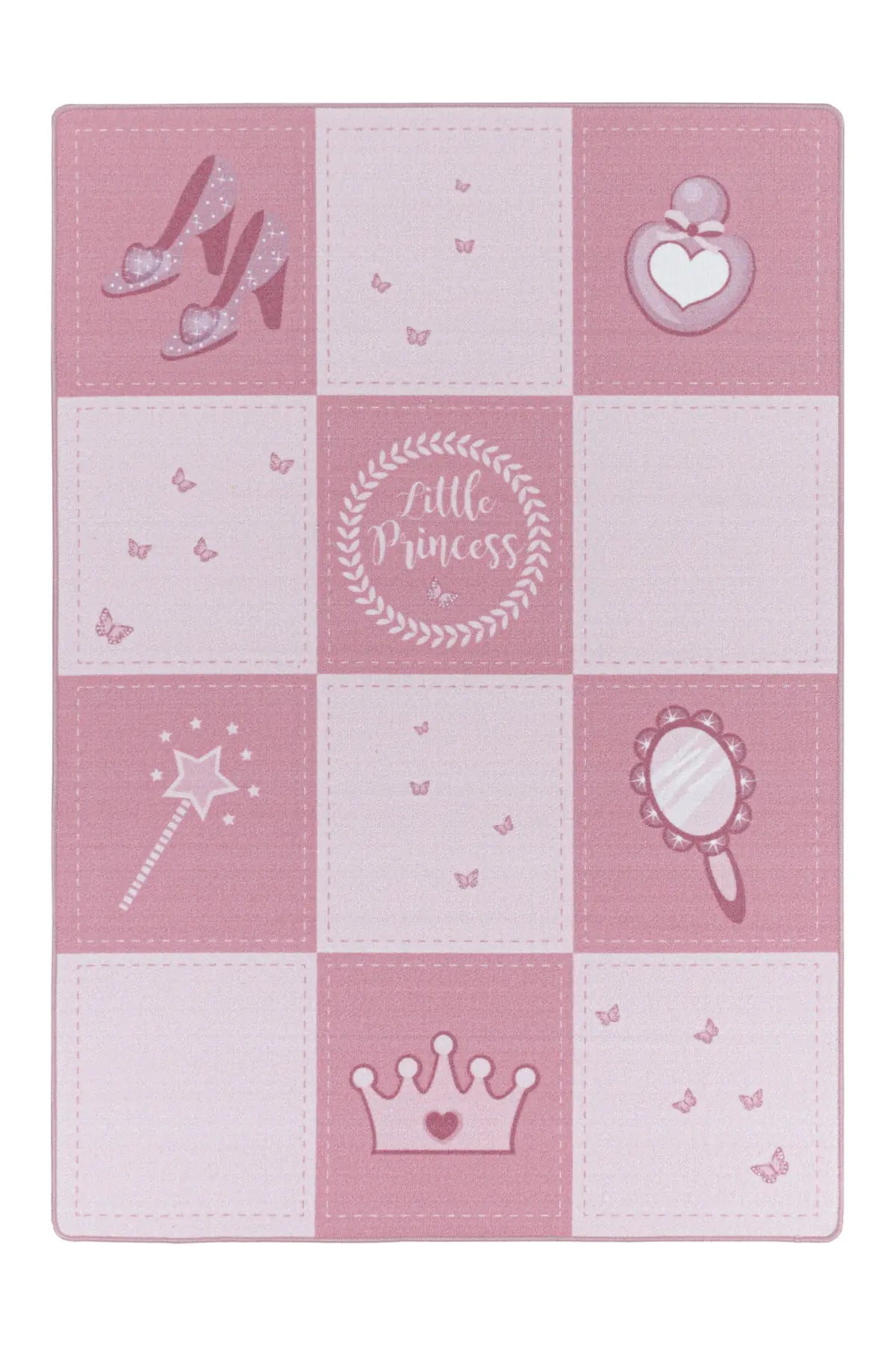 Kindervloerkleed - Play Prinses Roze