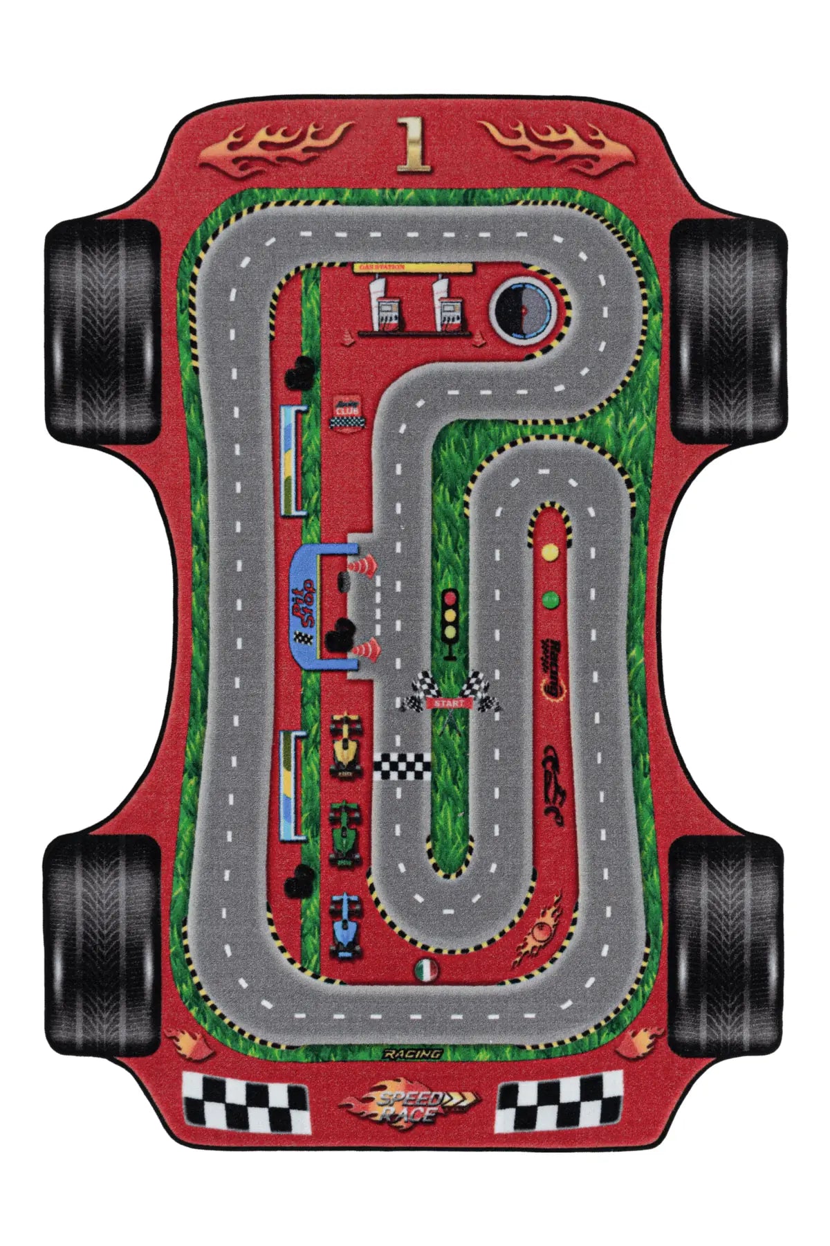 Speelkleed - Play Raceauto Rood
