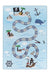 Kindervloerkleed - Play Piraat Blauw
