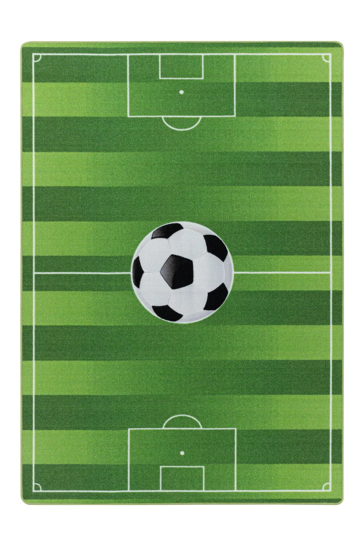 Kindervloerkleed - Play Voetbalveld Groen