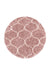 Rond Hoogpolig Vloerkleed - Shaggy Salsa Rosé