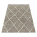 Hoogpolig Vloerkleed - Shaggy Alvor Beige