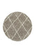 Rond Hoogpolig Vloerkleed - Shaggy Alvor Beige