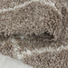 Rond Hoogpolig Vloerkleed - Shaggy Alvor Beige