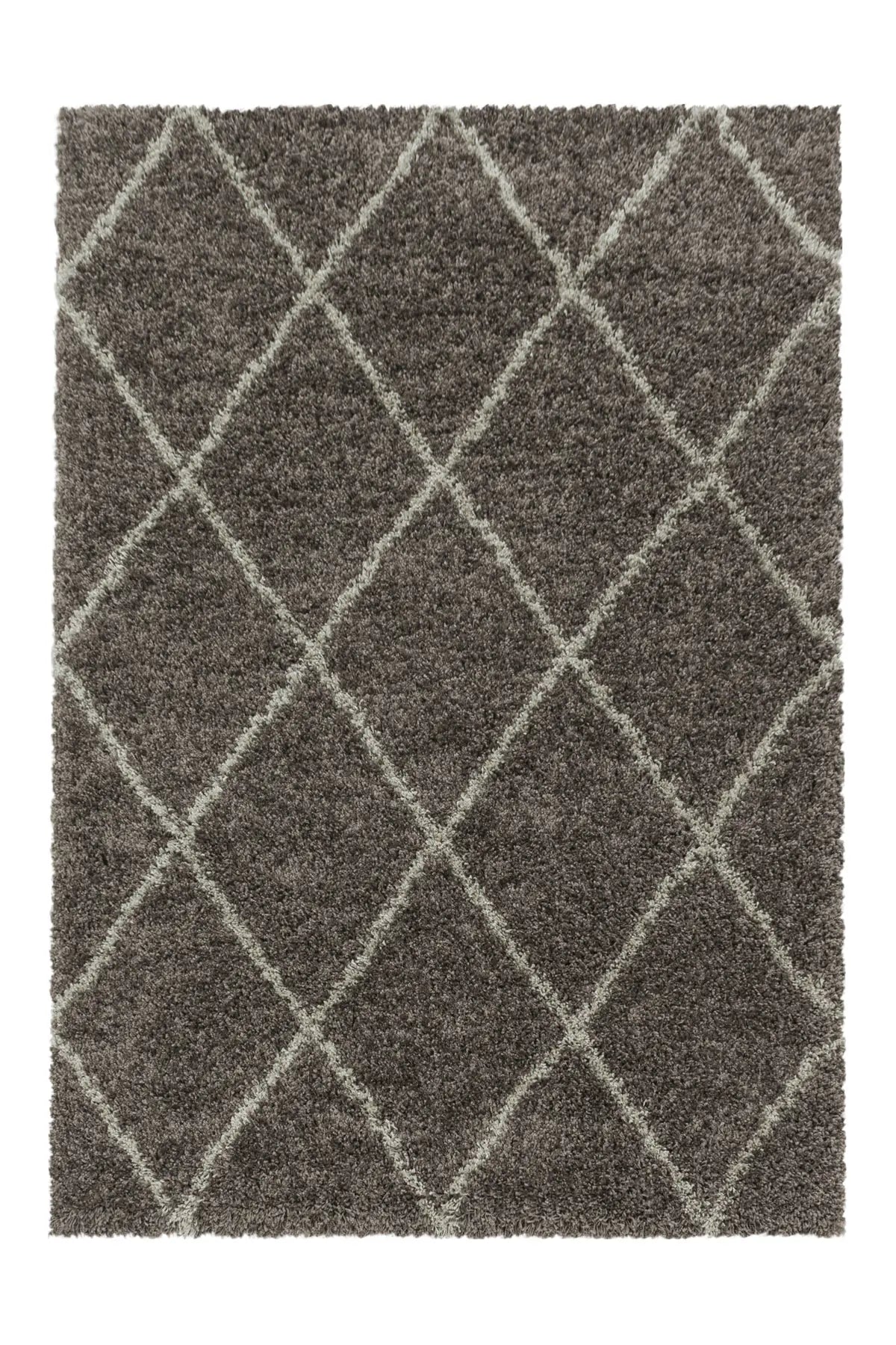 Berber Vloerkleed - Shaggy Alvor Ruiten Taupe