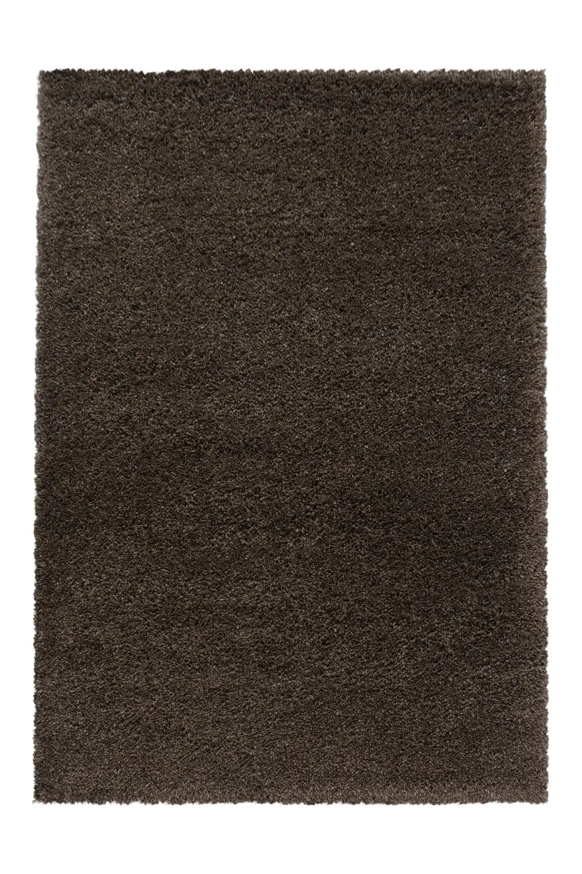 Hoogpolig Vloerkleed - Shaggy Fluffy Uni Bruin