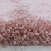 Rond Hoogpolig Vloerkleed - Shaggy Fluffy Rosé