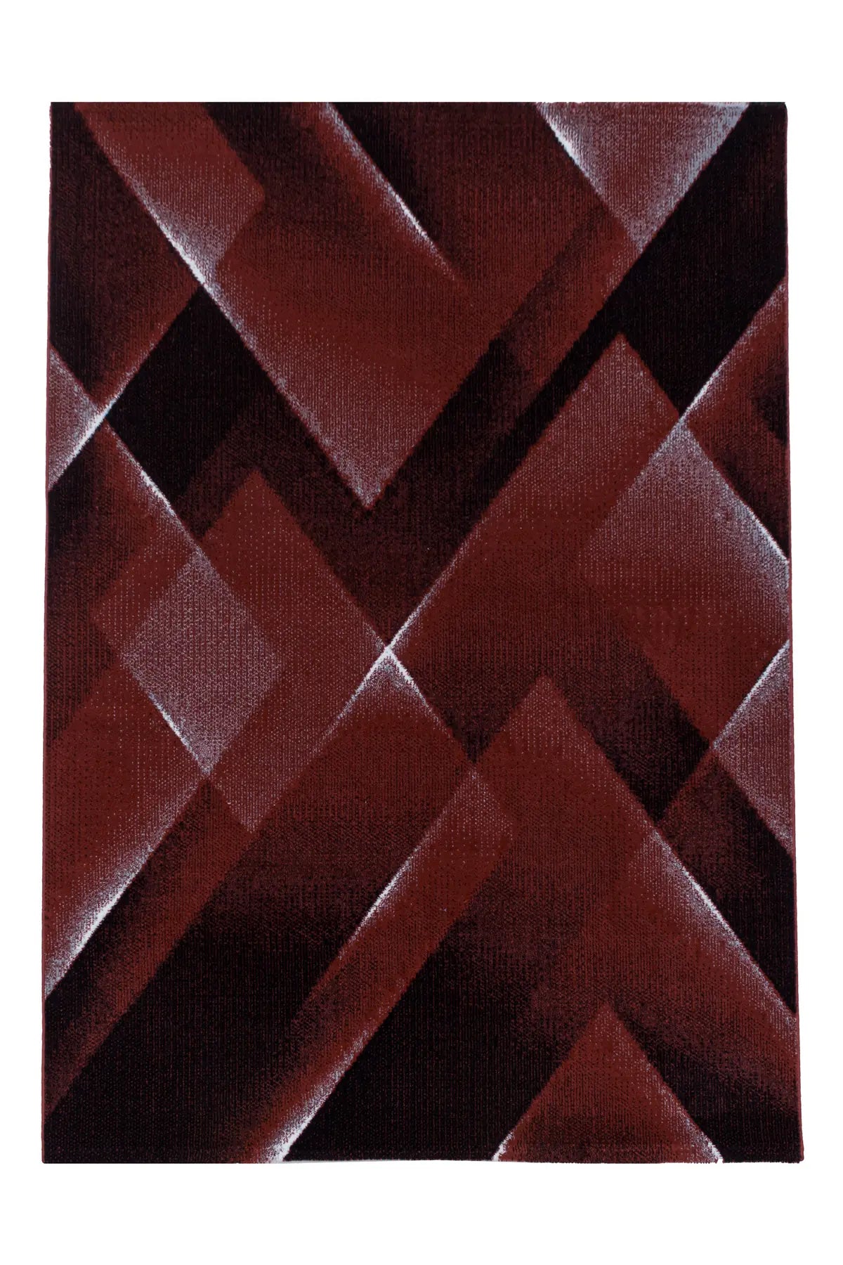 Modern Vloerkleed - Costa Geometrisch Rood
