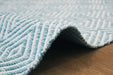 Laagpolig Vloerkleed – Aperitif Diamanten Turquoise
