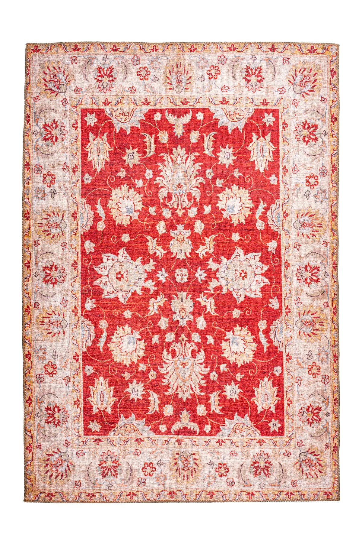 Klassiek Vloerkleed - Faye Ornamenteel Rood