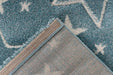 Kindervloerkleed – Australia Sterren Blauw