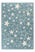 Kindervloerkleed – Australia Sterren Blauw