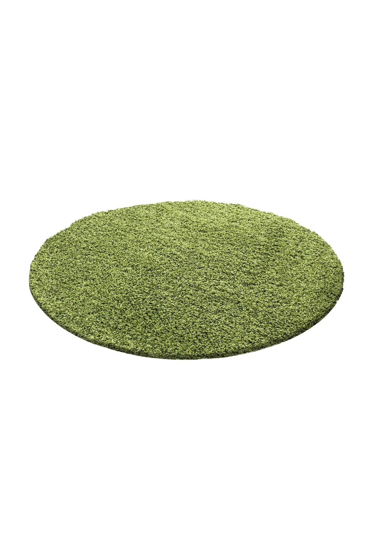 Rond Hoogpolig Vloerkleed - Shaggy Dream Groen