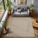 Laagpolig Vloerkleed - Loom Beige