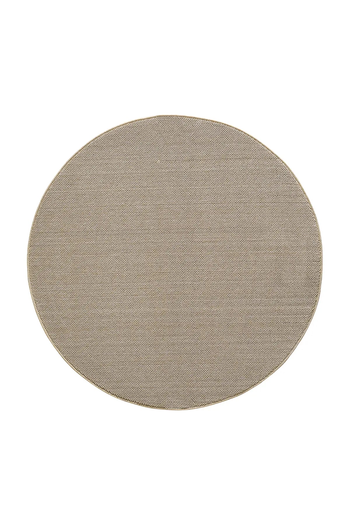 Rond Vloerkleed - Loom Uni Beige