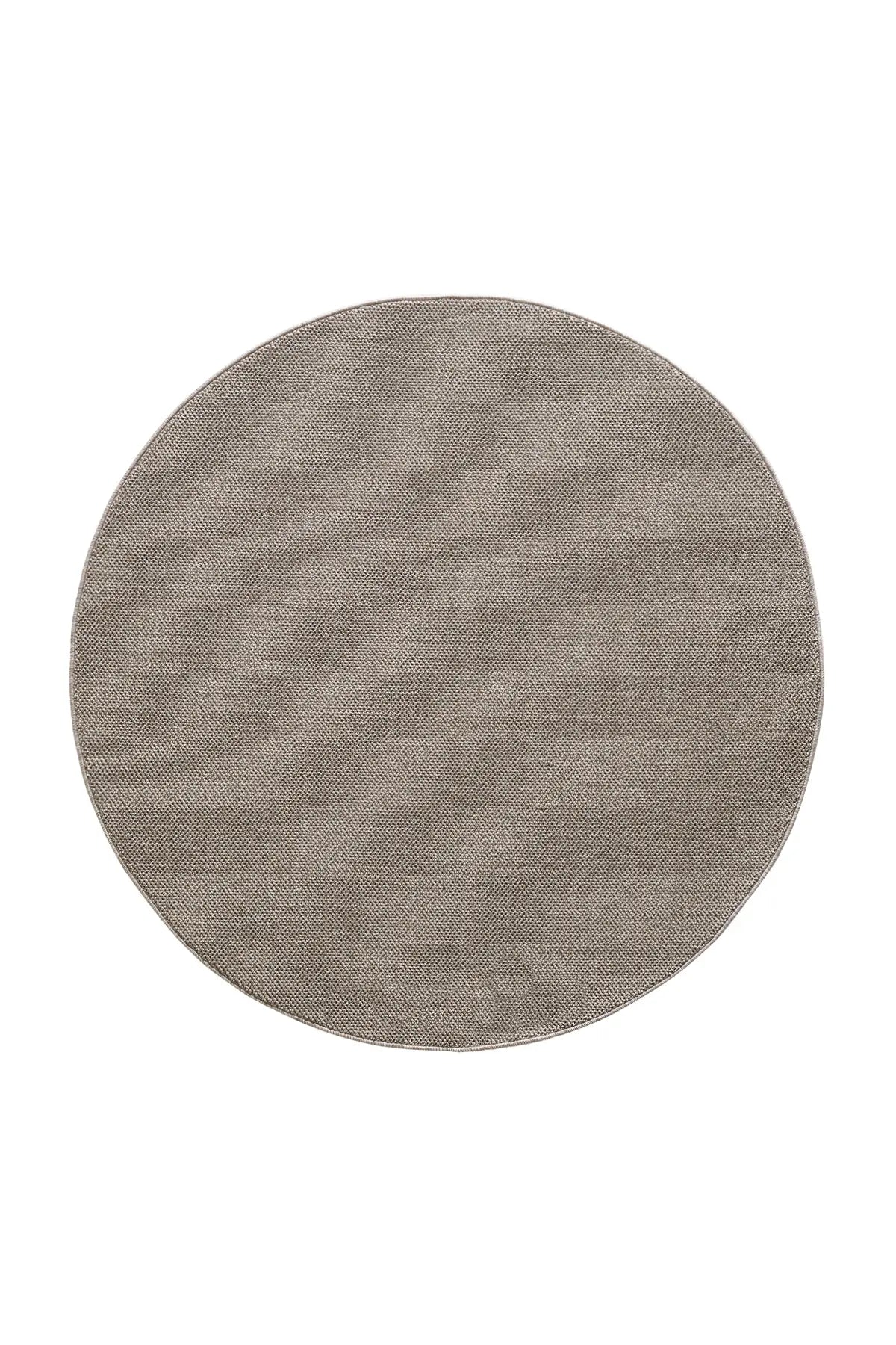 Rond Vloerkleed - Loom Uni Bruin