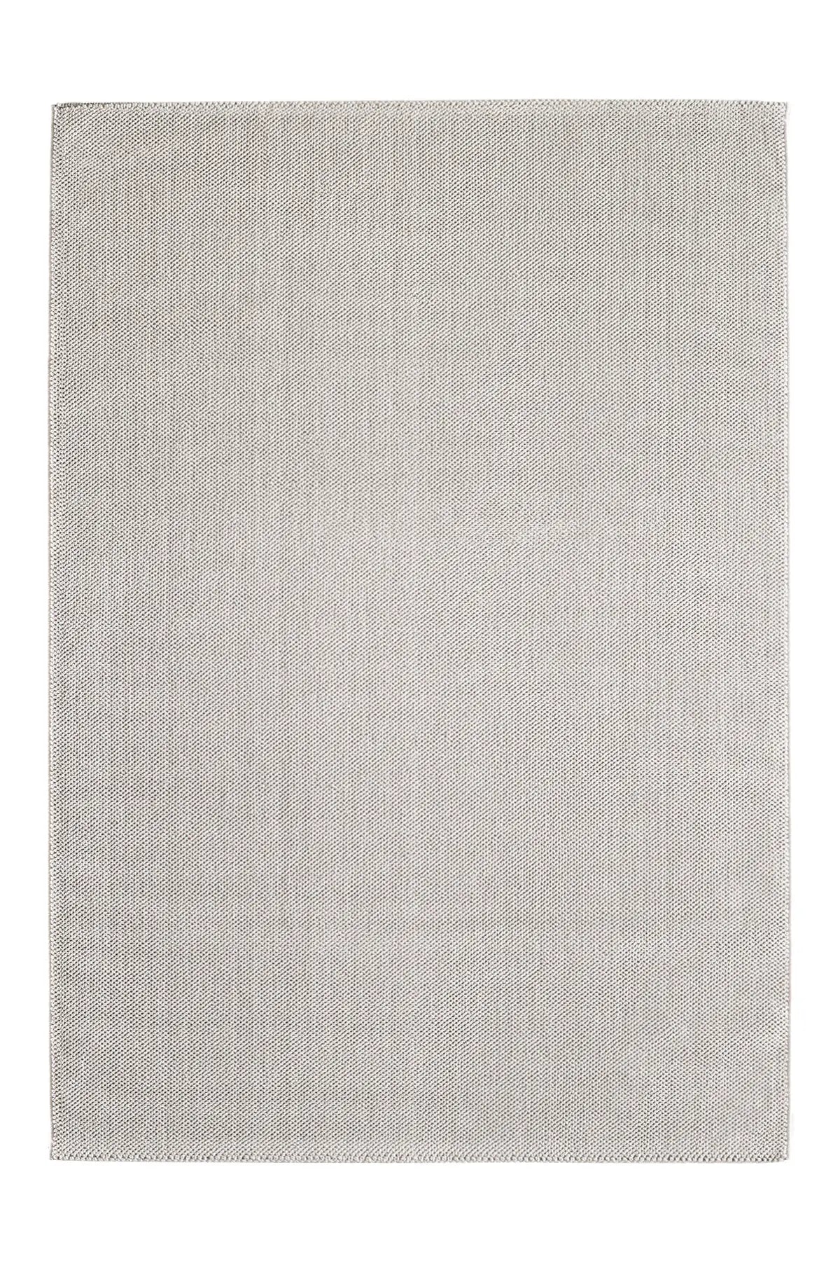 Laagpolig Vloerkleed - Loom Uni Crème