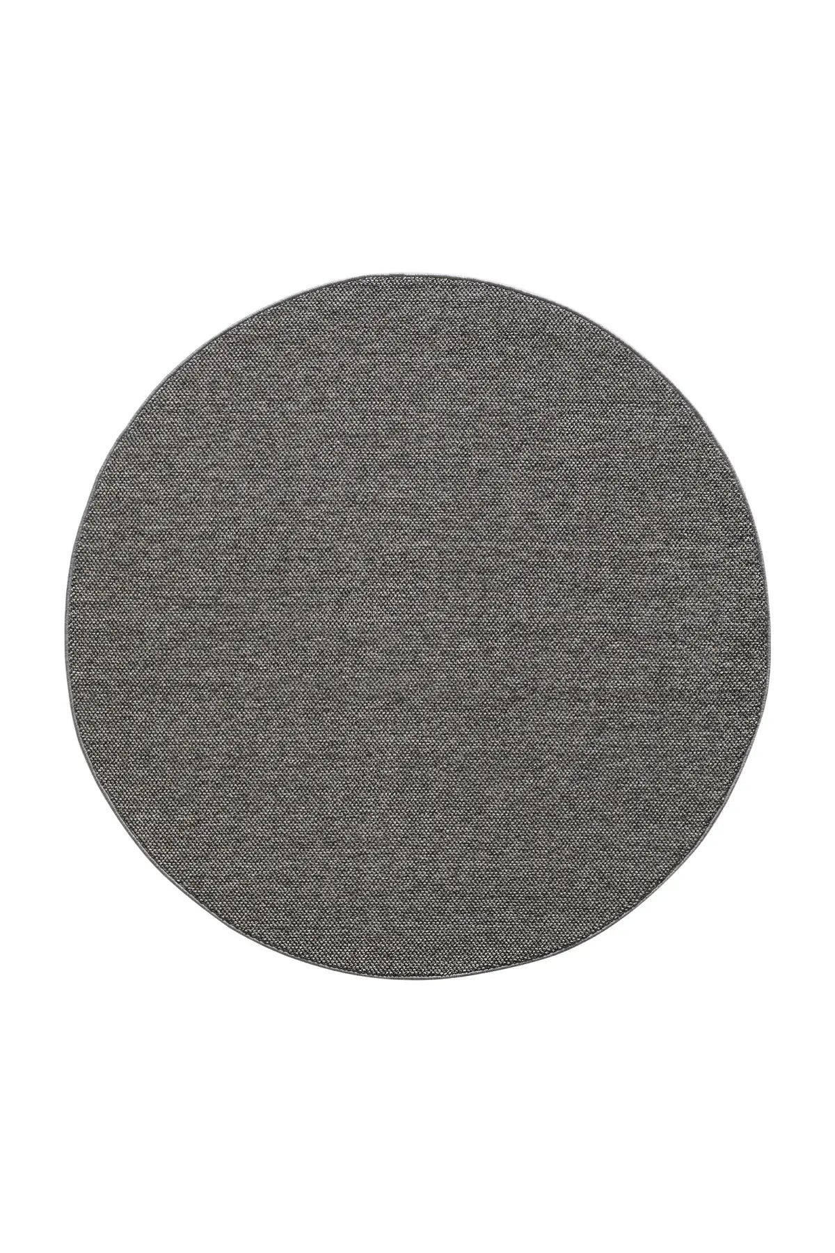 Rond Vloerkleed - Loom Uni Grijs