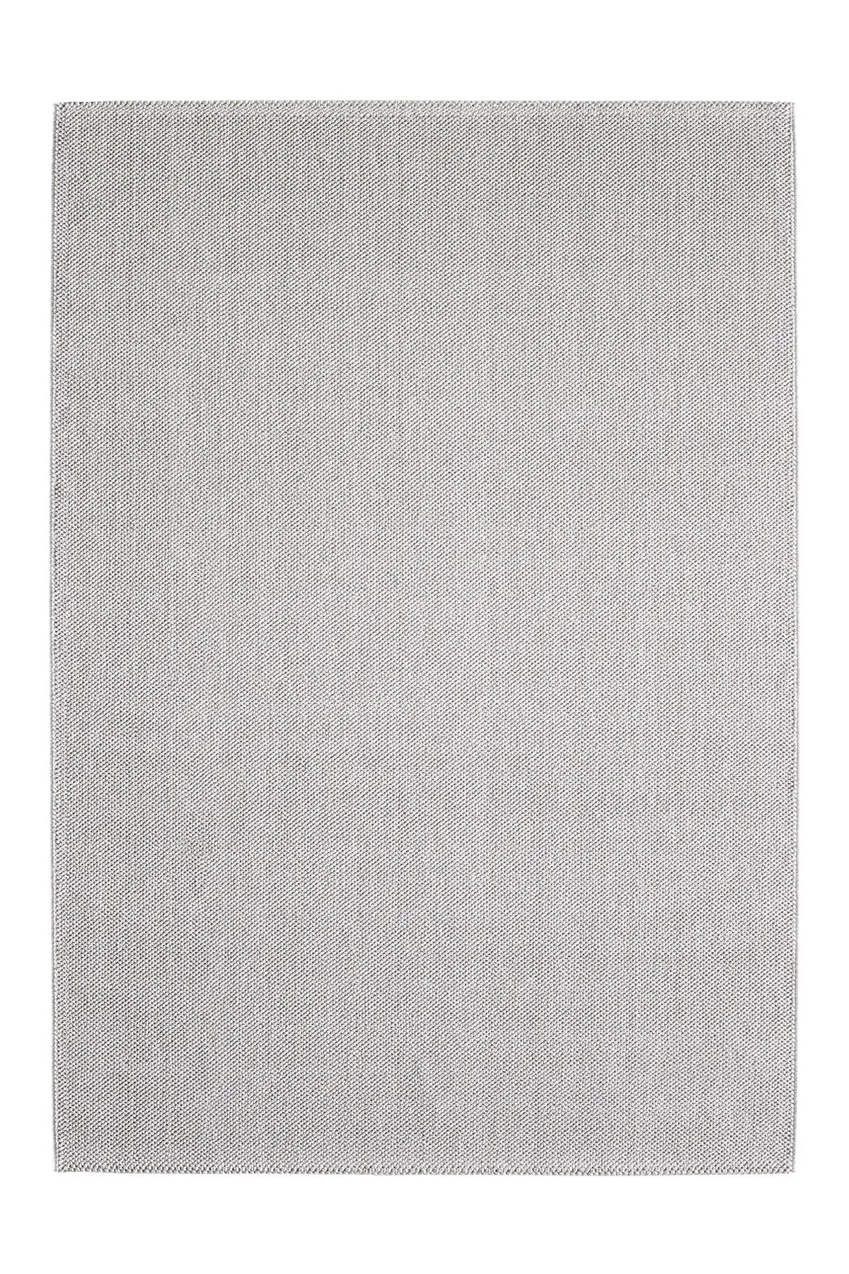 Laagpolig Vloerkleed - Loom Uni Zilver