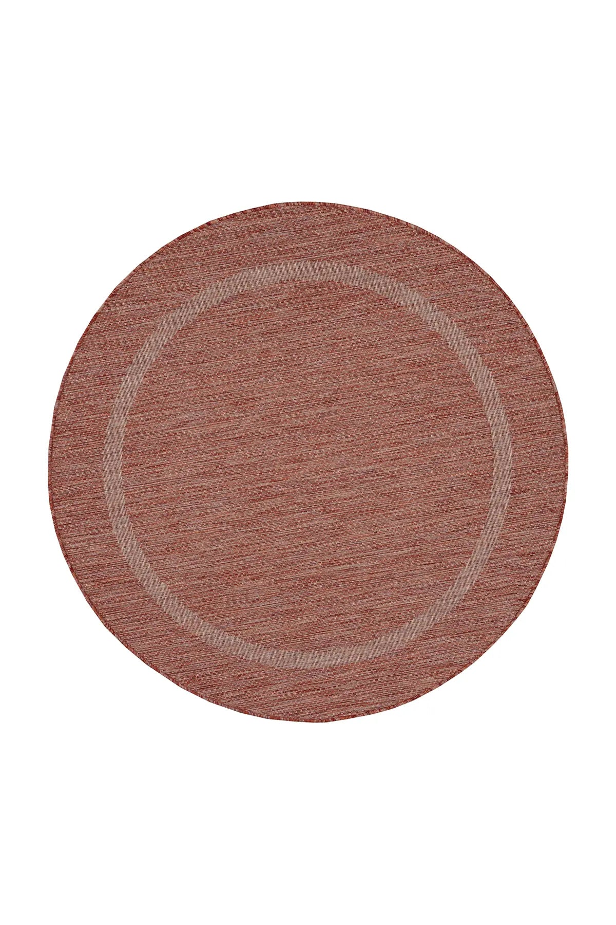 Rond Buitenkleed - Relax Kader Rood