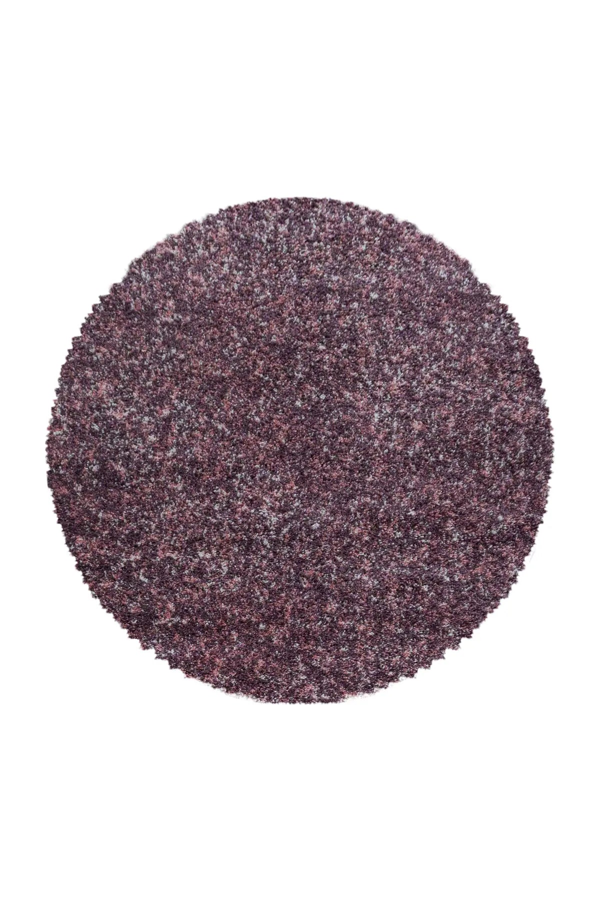 Rond Hoogpolig Vloerkleed - Shaggy Enjoy Roze