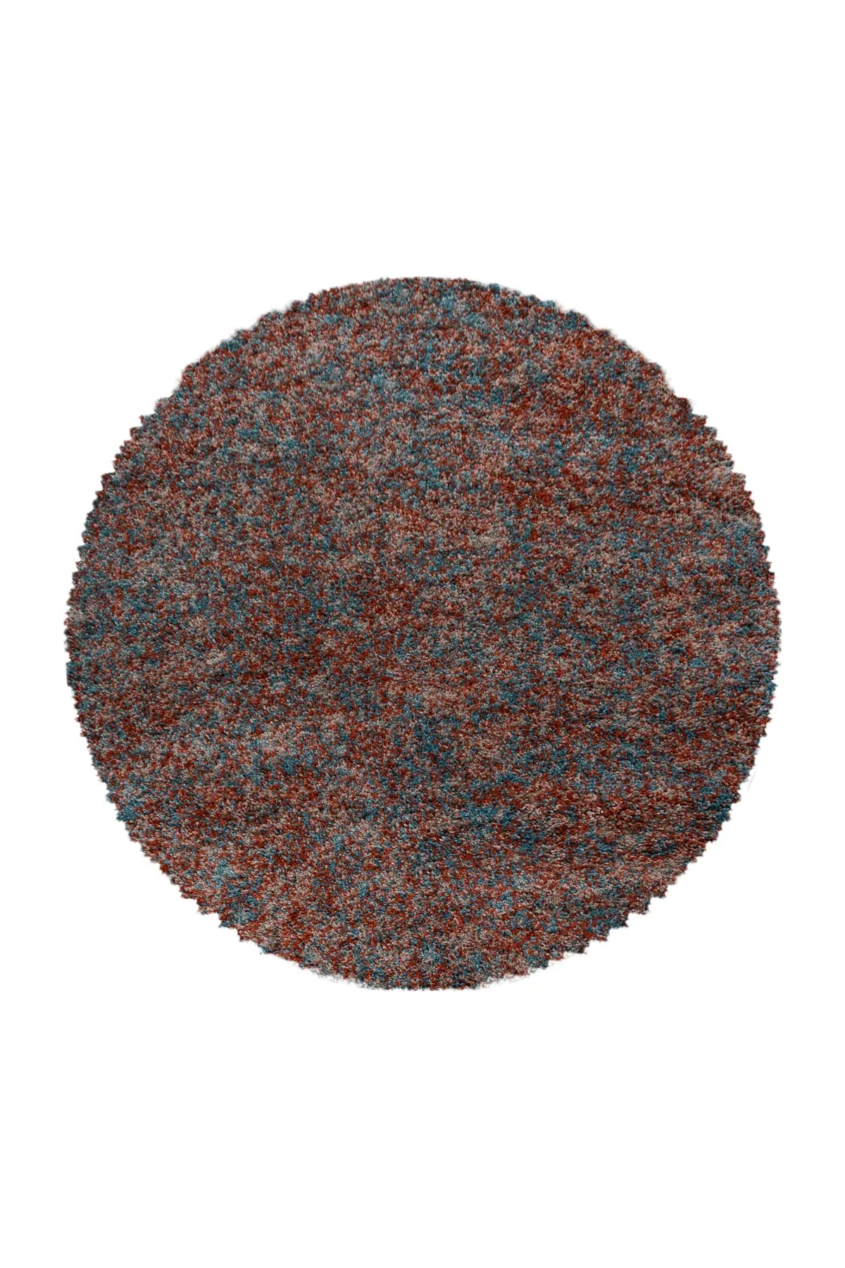 Rond Hoogpolig Vloerkleed - Shaggy Enjoy Terra