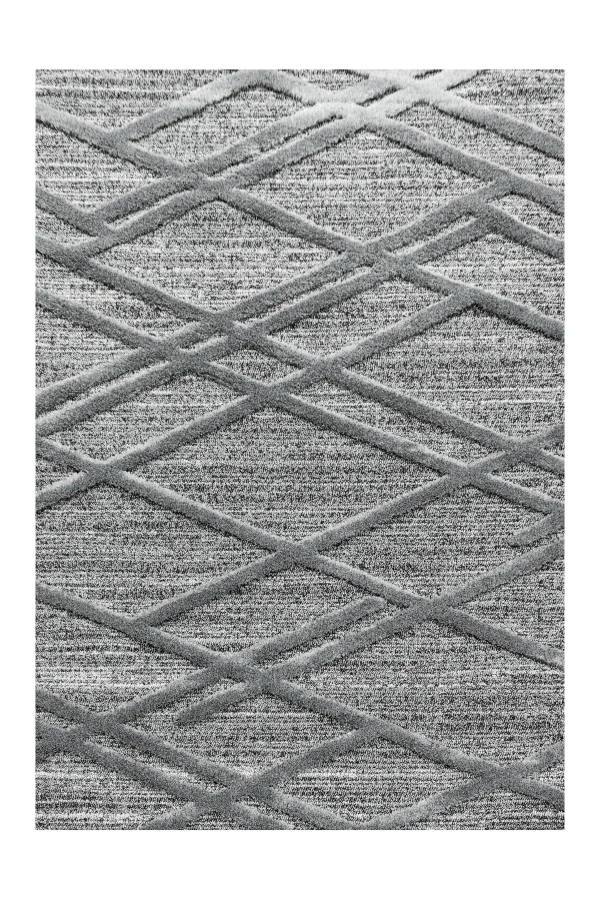 Modern Vloerkleed - Pisa Geometrisch Grijs
