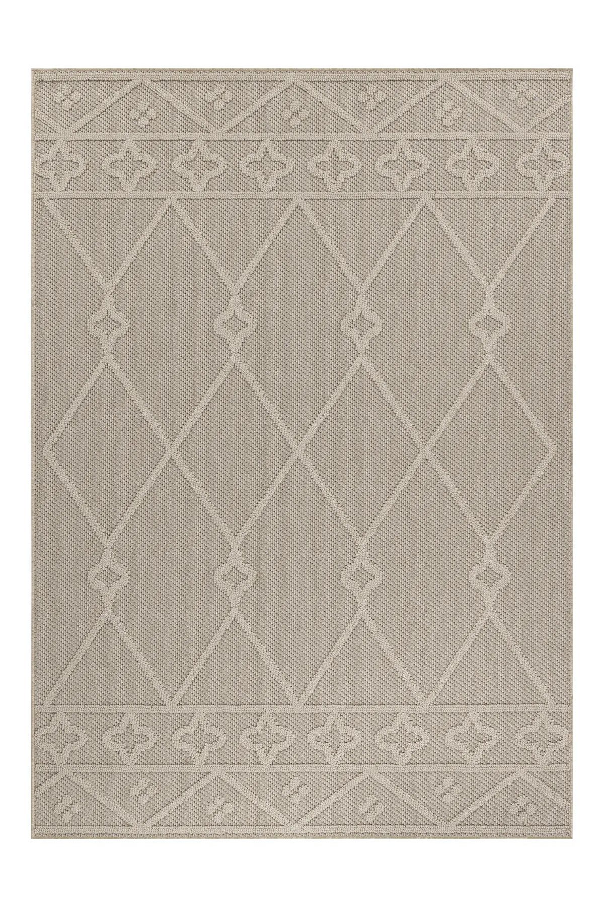 Scandinavisch Vloerkleed - Patara Grafisch Beige