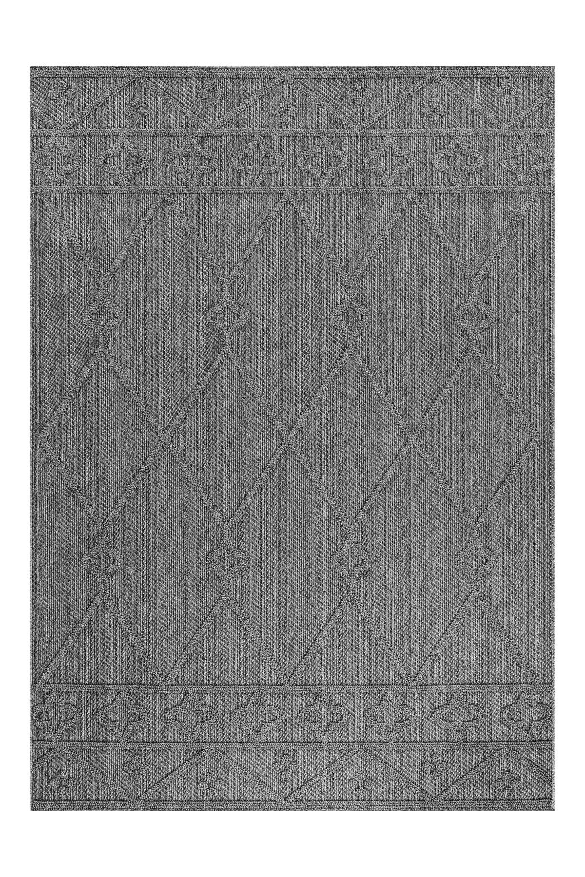 Scandinavisch Vloerkleed - Patara Grafisch Grijs