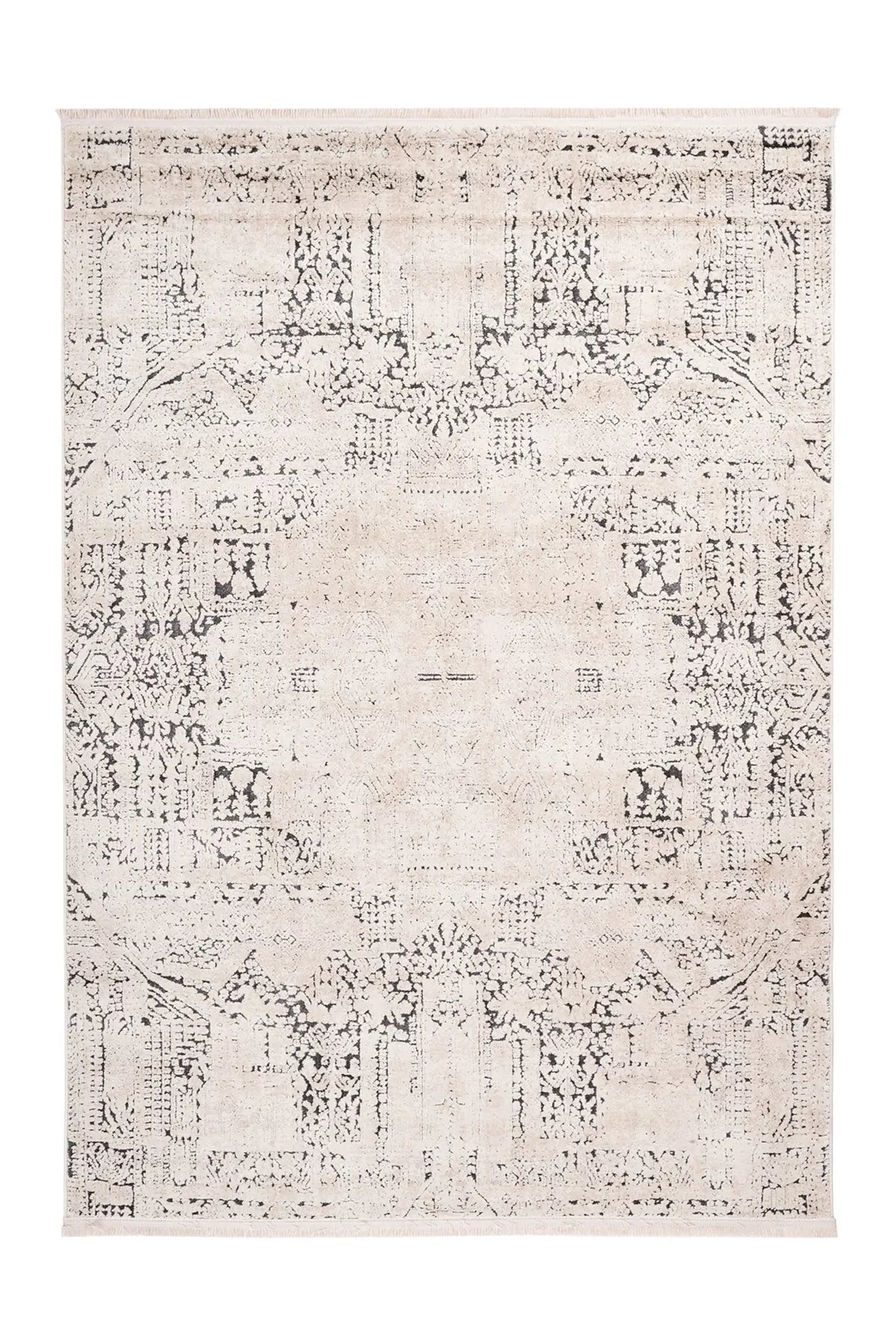 Vintage Vloerkleed - Palace Verweerd Multi/Antraciet
