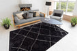 Berber Vloerkleed – Orlando Abstract Antraciet