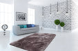 Hoogpolig Vloerkleed – Cosy Effen Zilver