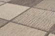 Buitenkleed – Splash Blokken Bruin/Crème