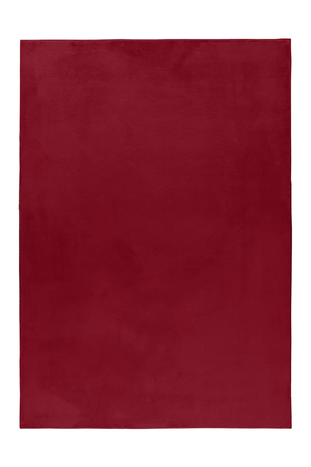Wasbaar Vloerkleed - Pouffy Uni Rood