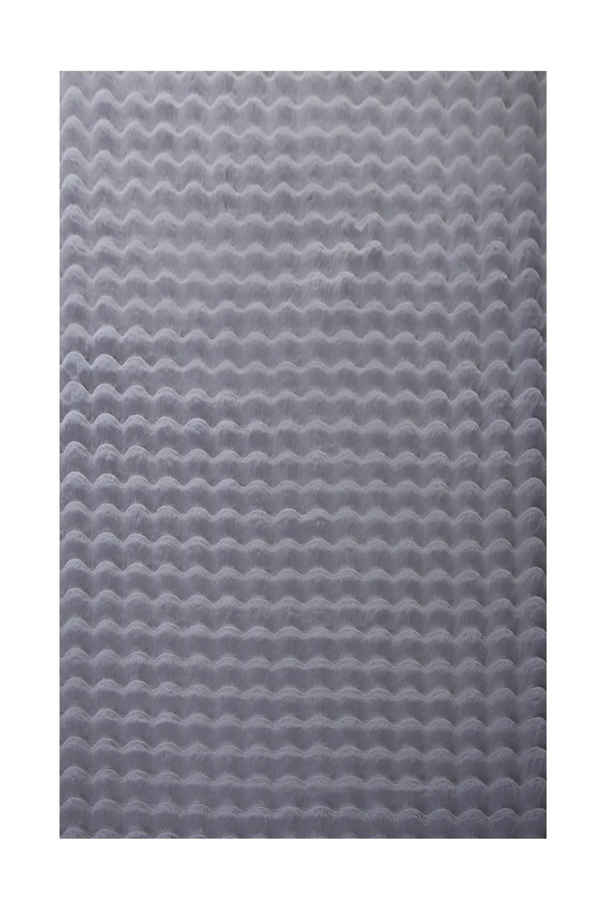 Hoogpolig Vloerkleed - Ambiance Ribbels Grijs