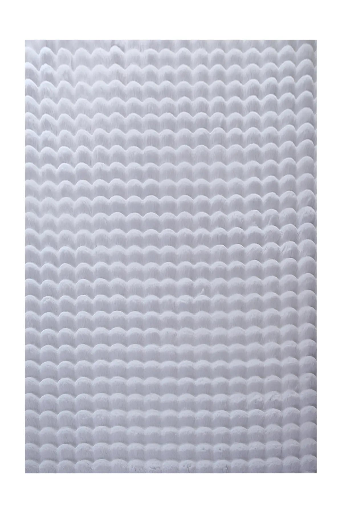 Hoogpolig Vloerkleed - Ambiance Ribbels Zilver