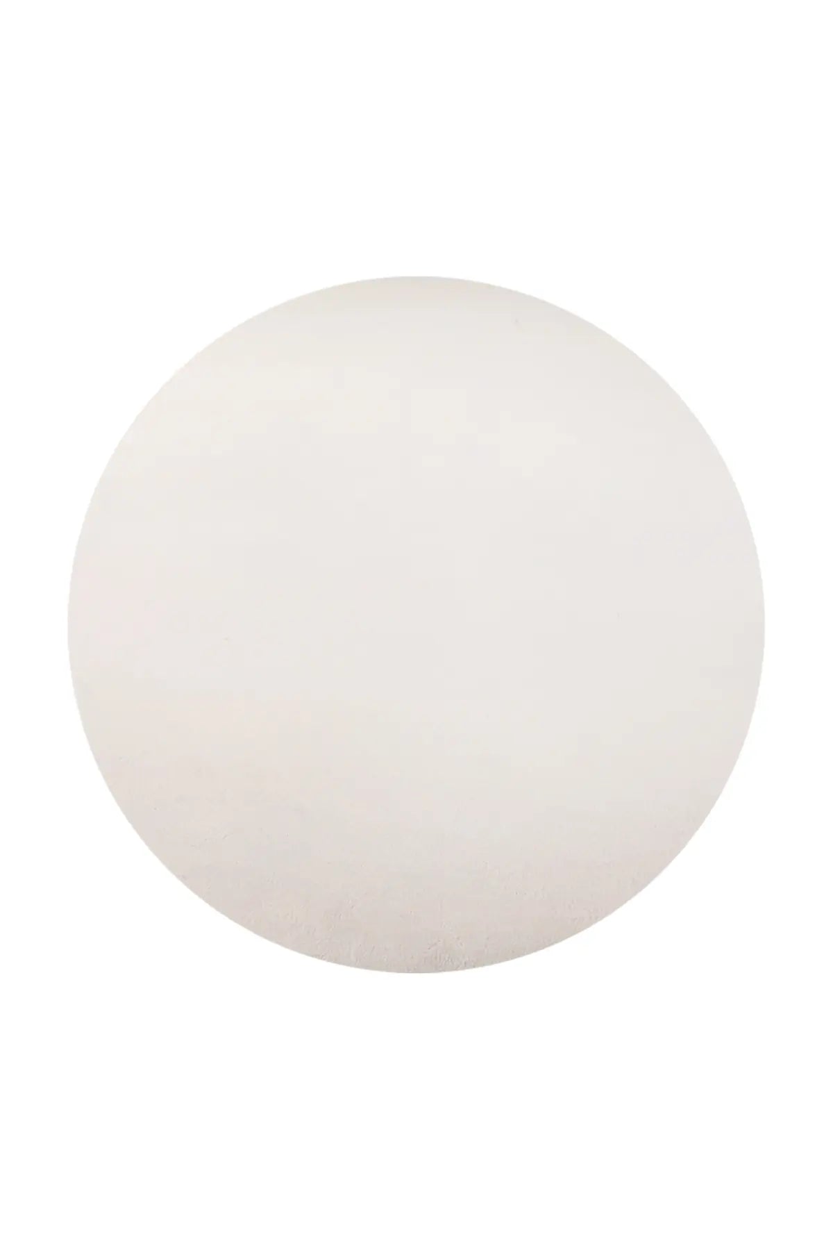 Rond Wasbaar Vloerkleed - Sky Uni Crème