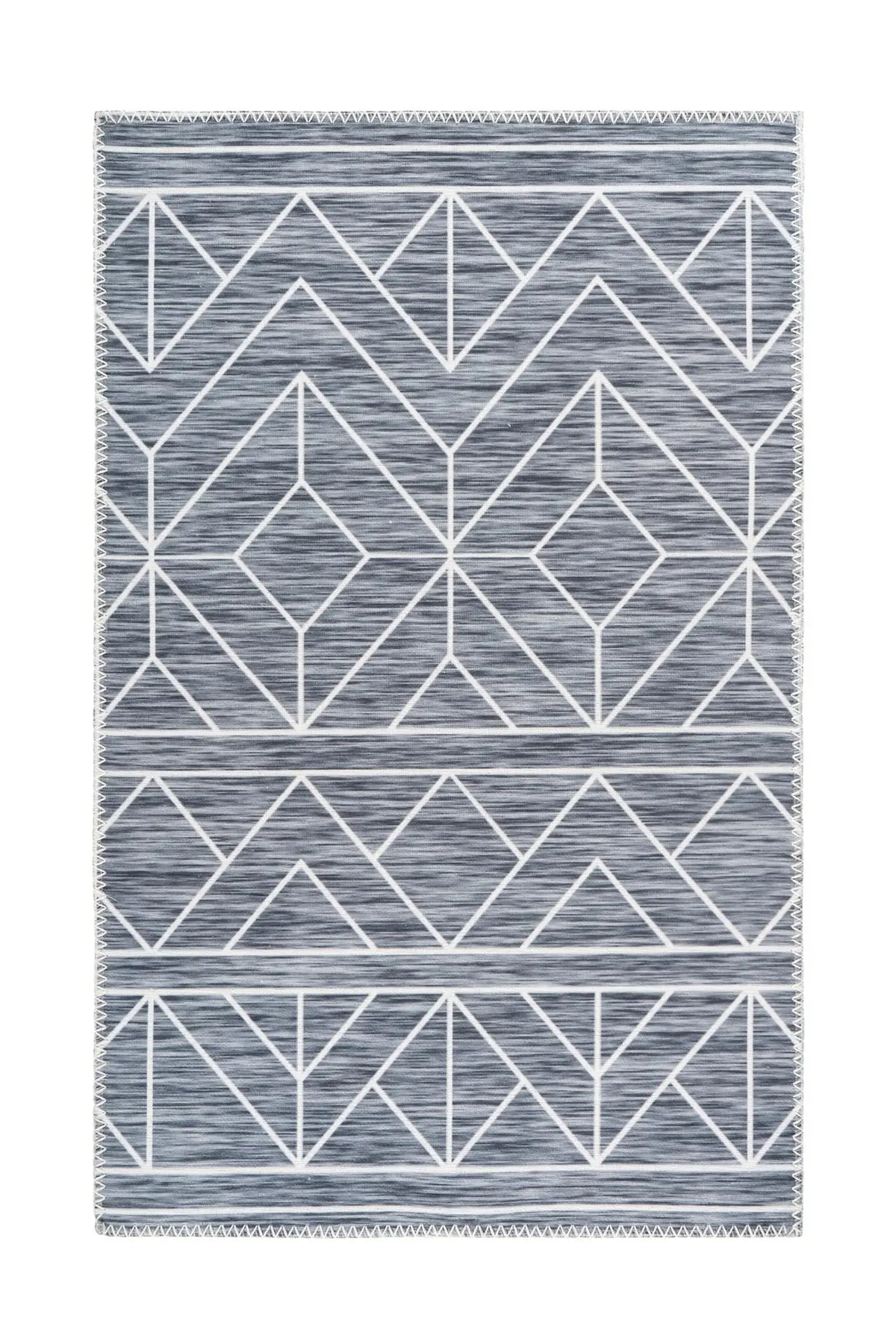 Design Vloerkleed - Maya Geometrisch Antraciet