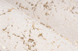 Hoogpolig Vloerkleed - Bijou Marmer Crème/Goud