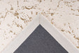 Hoogpolig Vloerkleed – Bijou Marmer Crème/Goud