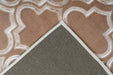 Laagpolig Vloerkleed – Monroe Geometrisch Taupe