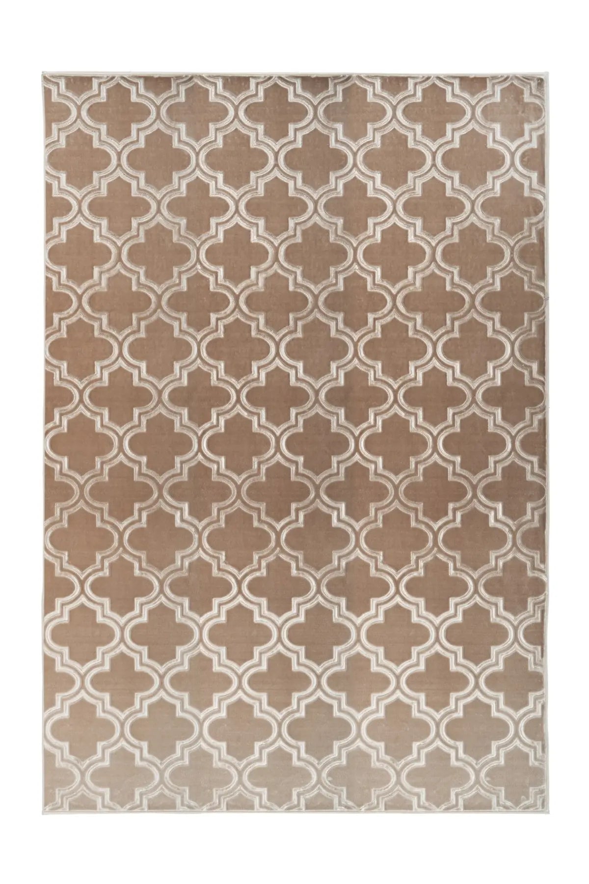 Marokkaans Vloerkleed - Monroe Geometrisch Taupe