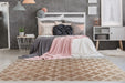 Laagpolig Vloerkleed – Monroe Geometrisch Taupe