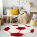 Rond Kindervloerkleed - Fun Rood