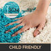 Rond Kindervloerkleed - Fun Turquoise