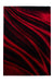 Modern Vloerkleed - Miami Abstract Rood