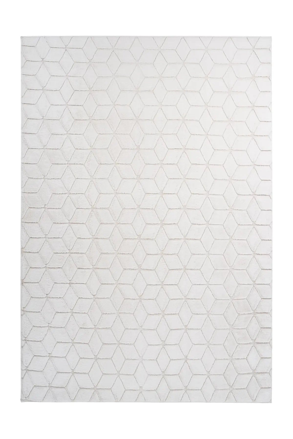 Scandinavisch Vloerkleed - Vivica Geometrisch Wit/Crème